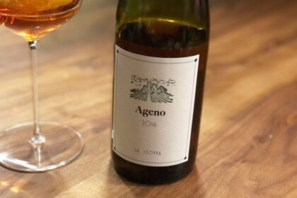 イタリアの自然派ワイン LA STOPPA Ageno2016 のボトル