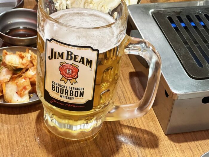 台北・大安エリアの大阪燒肉 燒魂（Yakikon）の生ビール