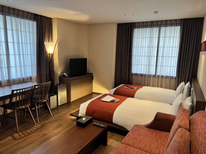 石川・金沢のデザインホテル、eph KANAZAWA Hotelのデラックス・ツインルーム