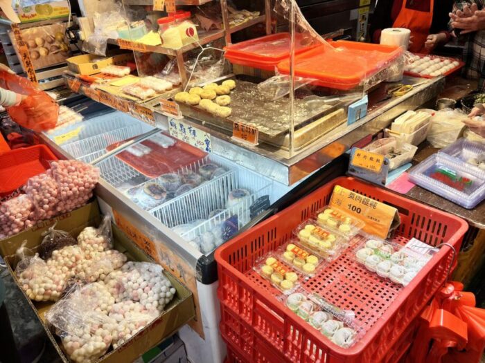 台北・南門市場にある点心専門店　合興糕糰店のようす