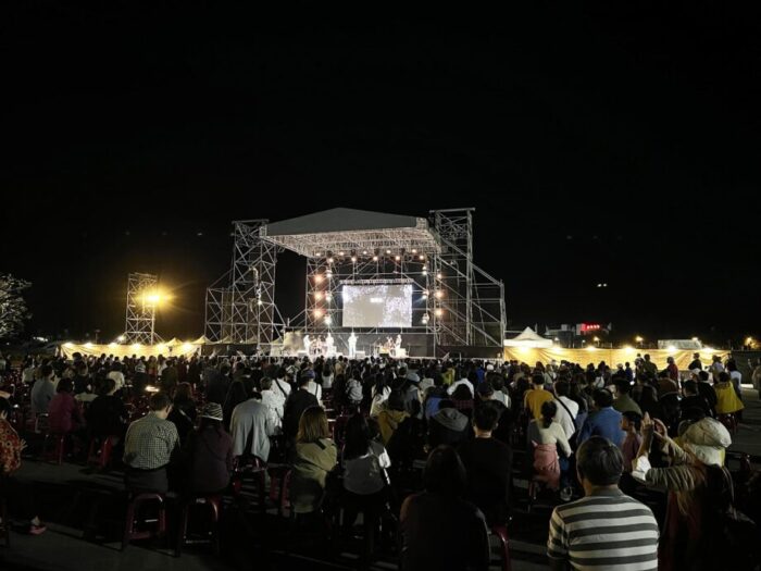 台南ランタンフェスティバル2024 安平エリアの野外ライブ