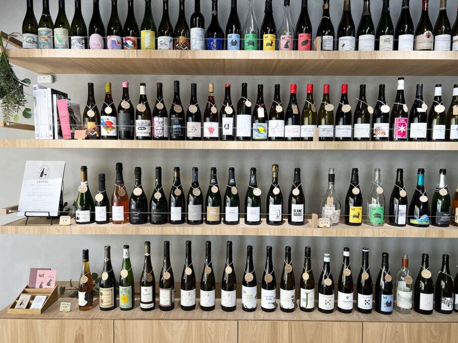 台南のワインショップ ARIORI Wine & Food のショップスペース
